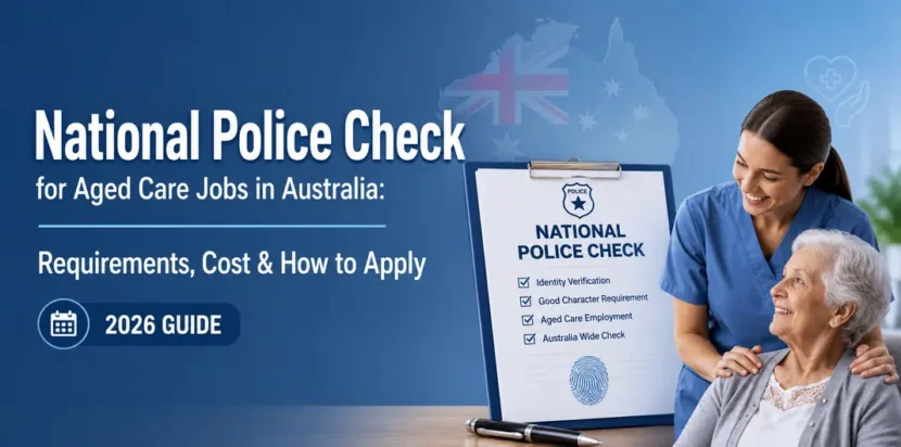 National Police Check for Aged Care Jobs in Australia